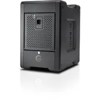 Sandisk Professional G-Raid Shuttle 4 48 TB Externe harde schijf (3,5 inch) USB-A 3.2 Gen 2, Thunderbolt 3 Zwart SDPH34H-048T-MBAAB