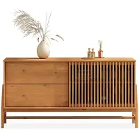 Idimex ADAMO-dressoir 145 cm van massief hout – eiken afwerking