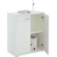 CARO-Möbel Commode TOMMY met 2 deuren - Wit