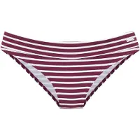 Venice beach Bikinibroek bordeaux / wit