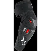 Alpinestars Bionic Pro Plasma Elleboogbeschermers Zwart Rood Wit Maat S-M