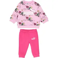Puma Joggingpak groen / mauve / pink / wit