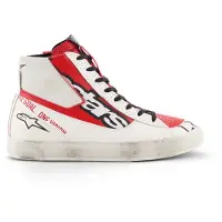 Alpinestars Stated Flair, schoenen ,Wit/Lichtrood ,14 US