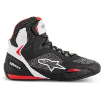Alpinestars Faster 3 Rideknit, schoenen ,zwart/witte/rood ,10.5 US