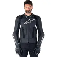 Alpinestars Missile V3 Airflow geperforeerde motorfiets lederen jas Maat