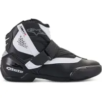 Alpinestars SMX-1 R V2, korte laarzen ,Zwart/Wit ,49 EU