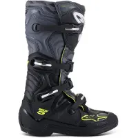 Alpinestars Tech 5, laarzen ,Zwart/Grijs/Neon-Geel ,14 US