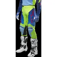 Alpinestars Racer Hoen Broek Geel Fluo Blauw Nacht Marine Maat 30