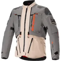 Alpinestars AMT-10R Drystar XF Jas Fur Grijs Lichtbruin SPC Oranje Maat L
