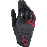 Alpinestars Techdura Handschoenen Vuurrood Zwart Maat S