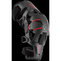 Alpinestars RK-1 Plasma Kniebrace Set Zwart Rood Maat L-XL
