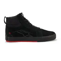 Alpinestars Ride-63 Leather, schoenen ,Zwart/Lichtrood ,9.5 US