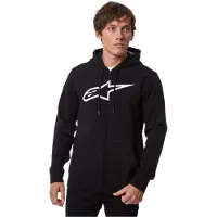 Alpinestars Ageless Zip-hoodie Zwart/Wit L unisex