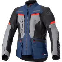 Alpinestars Bogotá Pro Drystar Jas Donker Blauw Zwart Fel Rood Maat 2XL