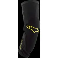 Alpinestars Paragon Plus kniebeschermers, zwart/geel, maat L