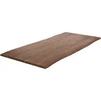 DELIFE Tafelblad Edge acacia bruin 200x100cm Live-Edge