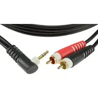 Klotz AY7A0300 - 2x RCA 2p - 1x mini-jack 3.5 mm haaks 3.0 meter