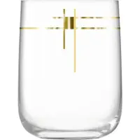 LSA International Century Glas 625 ml Set van 4 Stuks - Goud / Glas