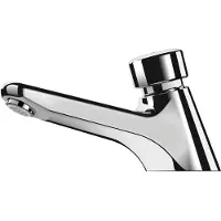 Delabie zelfsluitende ventiel, model TEMPOSTOP, aansluiting G1/2B, 7 seconden, met borgmoer