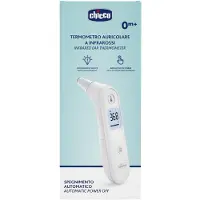 Chicco infrarood-headsetthermometer, 0 maanden +, onmiddellijke temperatuurmeting en nauwkeurig koortsindicatiegeluid