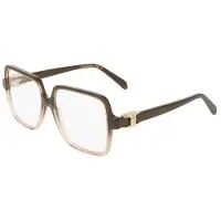Ferragamo SF3058 56/15/145 Transparant bruin gradient Acetaat DAMES SF3058