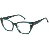 Carrera 3036 54/17/140 Groene hoorn Acetaat monturen VROUW 3036