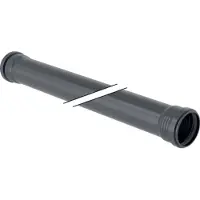 Geberit Silent-Pro buis met twee steekmoffen, 393.311.14.1