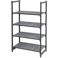 Cambro stelling 183cm hoog 4 planken - 54cm diep - 107cm breed