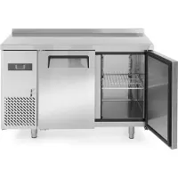 Hendi RVS Vrieswerkbank | 2 Deuren | 1200x600x(H)850mm (Lager dan 90 cm)