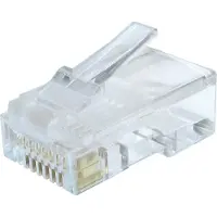 Gembird RJ45 krimp connectoren (UTP) voor CAT5/5e netwerkkabel (vast) - 50 stuks