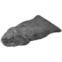 Floordirekt Audrey Schapenvacht - Gecertificeerde Topkwaliteit - Kan Afzonderlijk Worden Gebruikt - ca. 90 cm - Charcoal Grey