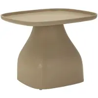 Mauro Ferretti bijzettafel Gea, 48x48x38 cm, grijs