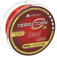 Mikado Territory Monofilament 600 M Rood 0.280 mm