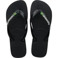 Havaianas Strand-/badschoen 'BRASIL LOGO' zwart