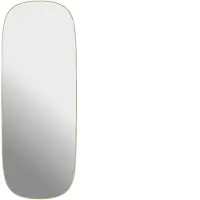 Muuto Framed Spiegel 118 Cm Lichtgeel / Doorzichtig - Wandspiegels Spiegelglas Clear - FMDMIR118A07