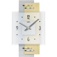 AMS quartz wandklok, met quartz uurwerk, afmetingen 22x36x5 cm, modelnummer 9248