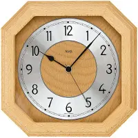 AMS radiogestuurde wandklok, Funkwerk, 26x26x5 cm, modelnummer 5864/18