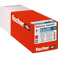 Fischer 562959 FPF II CHTF 6,0 x 200 BC 100 Houtschroef 6 mm 200 mm TX Staal Galvanisch verzinkt 100 stuk(s)