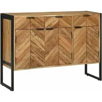 vidaXL Dressoir 100 x 30 x 75 cm Massief acaciahout