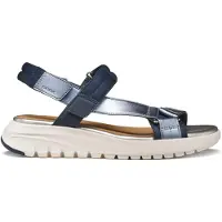 Geox Sandalen met riem blauw / zilver