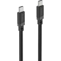 Hama 00201808 USB-laadkabel USB 2.0 USB-C stekker 2 m Zwart Met USB