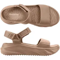 Holster Cloudnine vegan flatform sandaal dames waterproof & wasbaar podologisch goedgekeurd natural