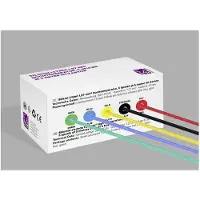 TRU COMPONENTS TC-14085016 Siliconen draad 1.27 mm² Rood, Zwart, Geel, Blauw, Groen 1 set(s)