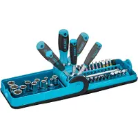 Hazet 856-1HP 856-1HP Dopsleutel-bitinzetset Metrisch 1/4 38-delig