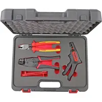 Gedore 3301901 5-delige Tangenset Voor Montage MC4 /MC4 EVO2 Solar In Koffer