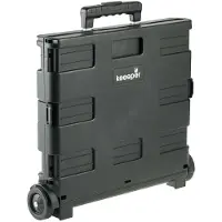 Keeeper 1019680000000 Opvouwbare transportkar "olli" met opvouwbare bak, 45 liter