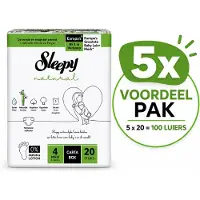 Sleepy Natural Ultra Sensitive Babyluiers Maat 4 Maxi (7-14 kg) - 20 stuks