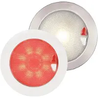 Hella Marine Euroled 150 Warm White/red Led Light 4w Transparant