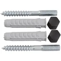Hermeta Gardelux 2 Montageset 2095 M8 Dopmoer Zwart