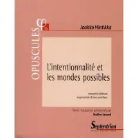 Presses Universitaires Du Septen-Trion L''intentionnalité et les mondes possibles - PU Septentrion
